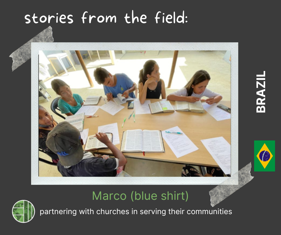 Growing in God, a story of Marco in Brazil